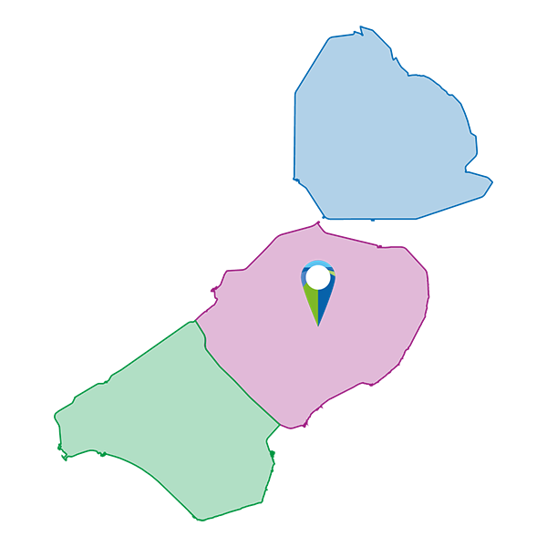 Kaart Midden Flevoland